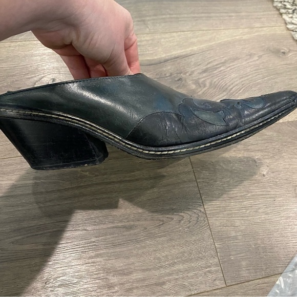 Couture Donald J Pliner Leather Mules Size 7.5 - Picture 4 of 12